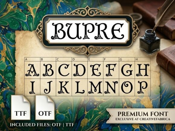 Bupre: Mythic Serif for Timeless Branding