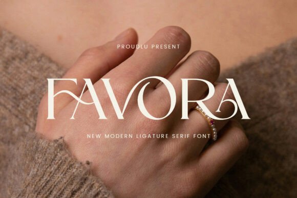 Discover the Elegance of Favora Ligature Serif Font