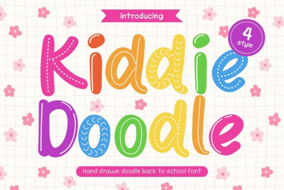 Kiddie Doodle: A Playful Back-to-School Font