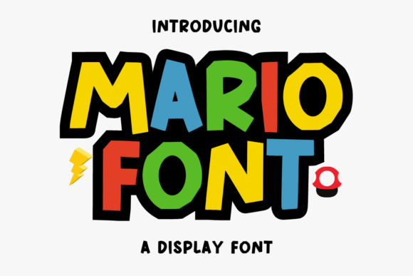 Mario: A Bold, Fun, and Versatile Display Font