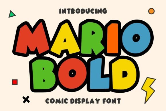 Mario Bold: The Playful Powerhouse Font for Eye-Catching Design