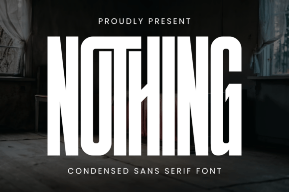 Nothing: A Bold, Minimalist Font for Maximum Impact