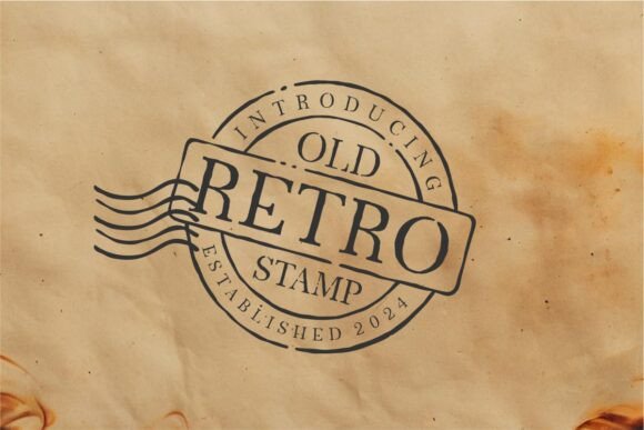 Old Retro Stamp: A Nostalgic Touch for Modern Design