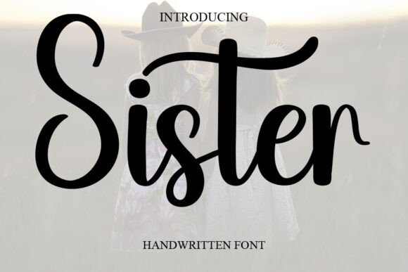 Sister: A Handwritten Font with Heart
