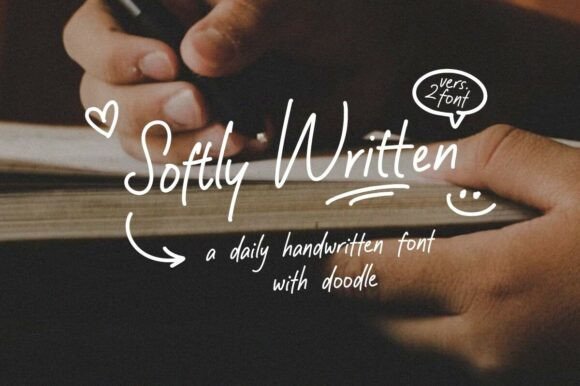 Softly Written: A Warm and Playful Typographic Expression