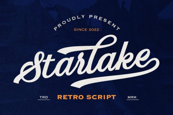 Starlake - Retro Script: A Stylish Typographic Choice for Modern Designers