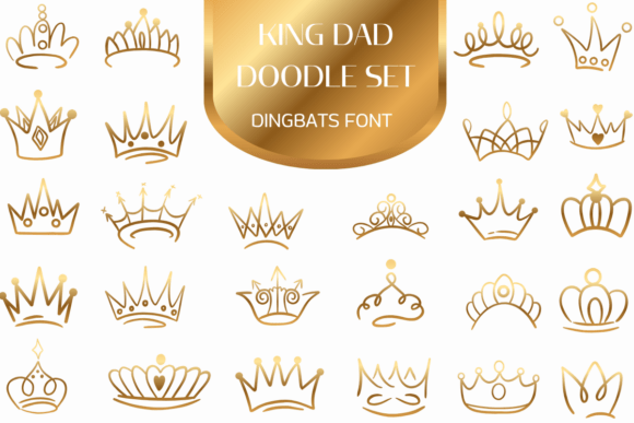 Transform Your Father’s Day Crafts with the King Dad Doodle Set