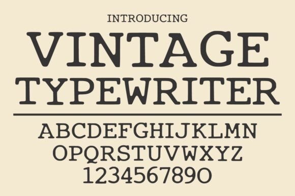 Vintage Typewriter