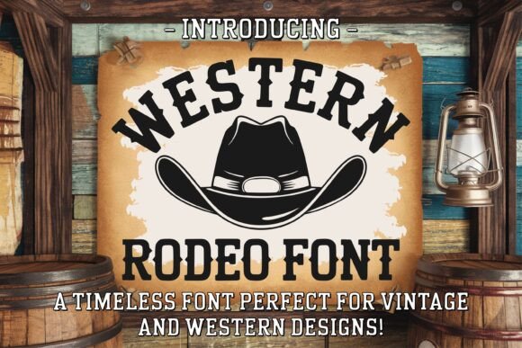 Western Rodeo: The Bold, Authentic Typeface That Brings the Wild West to Life