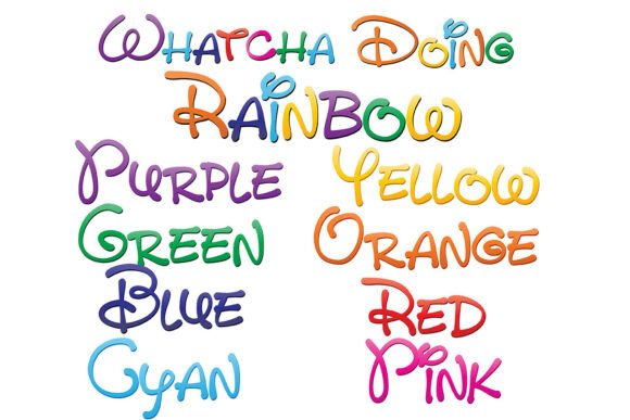 Whatcha Doing: A Colorful Twist on Handwritten Typography